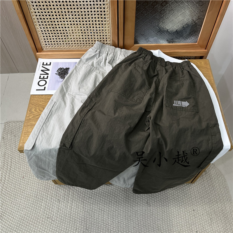 吴小越W2003男童散兵工装裤子春秋款儿童长裤男孩休闲运动裤,童装/婴儿装/亲子装,裤子,淘宝优惠券,粉丝福利购,淘宝优惠卷