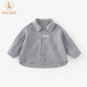 春装 上衣春季 2026新款 休闲长袖 婴幼童衣服 男宝宝韩版 男童棉麻衬衫