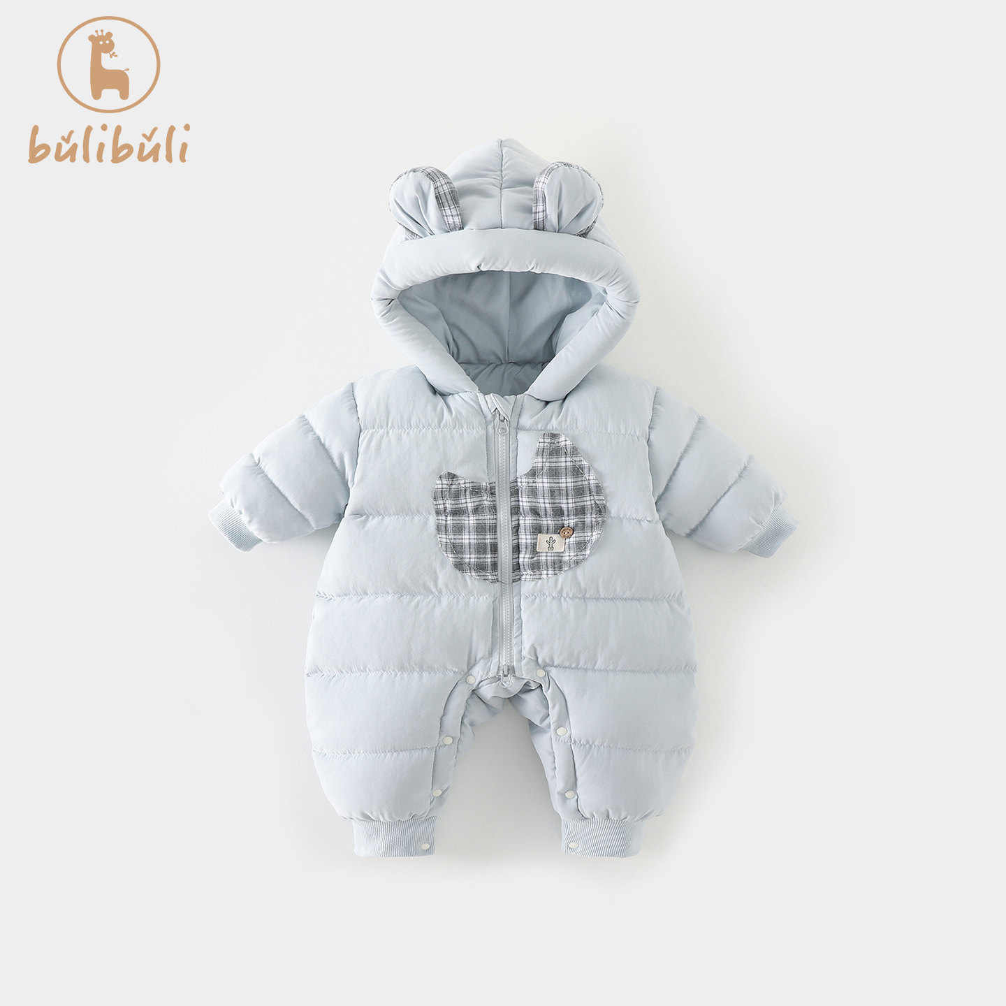 婴儿衣服冬装2025新款宝宝连体衣冬季外出加绒加厚棉衣哈衣爬爬服