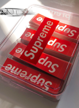 box logo unattainable 亚克力收纳箱