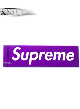 Supreme 12FW Purple Box Logo Sticker 紫Box 贴纸 mifia