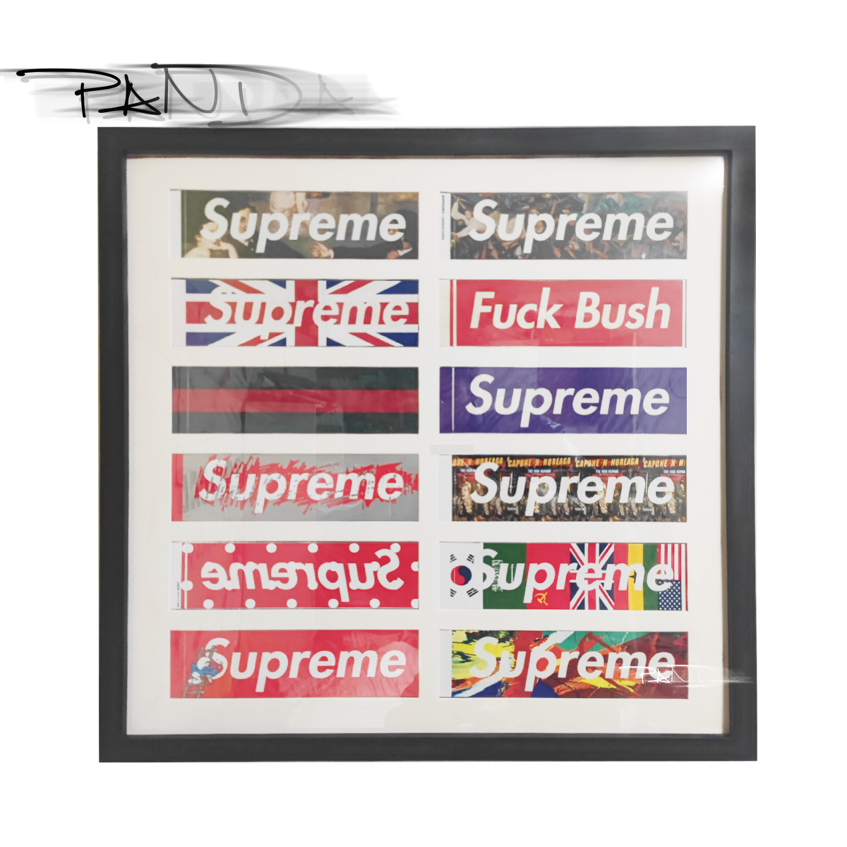 supreme box logo unattainable 多孔相框 展示画框