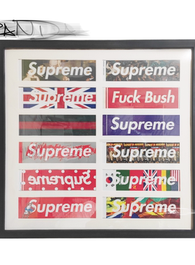 supreme box logo unattainable 多孔相框 展示画框