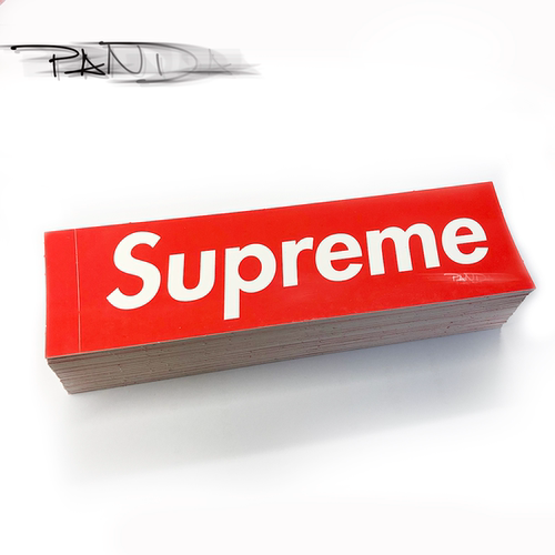 官方正品SUPREME红色贴纸贴画