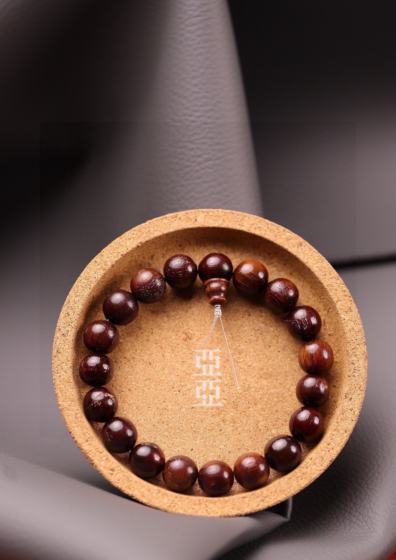 披毛犀手串天然老亚鱼子纹竹丝纹清晰可见保真高端手串养生文玩