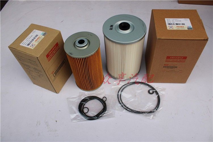 适配五十铃庆铃牵引巨咖VC46 VC61机油滤芯6UZ1滤清器 机油格原厂