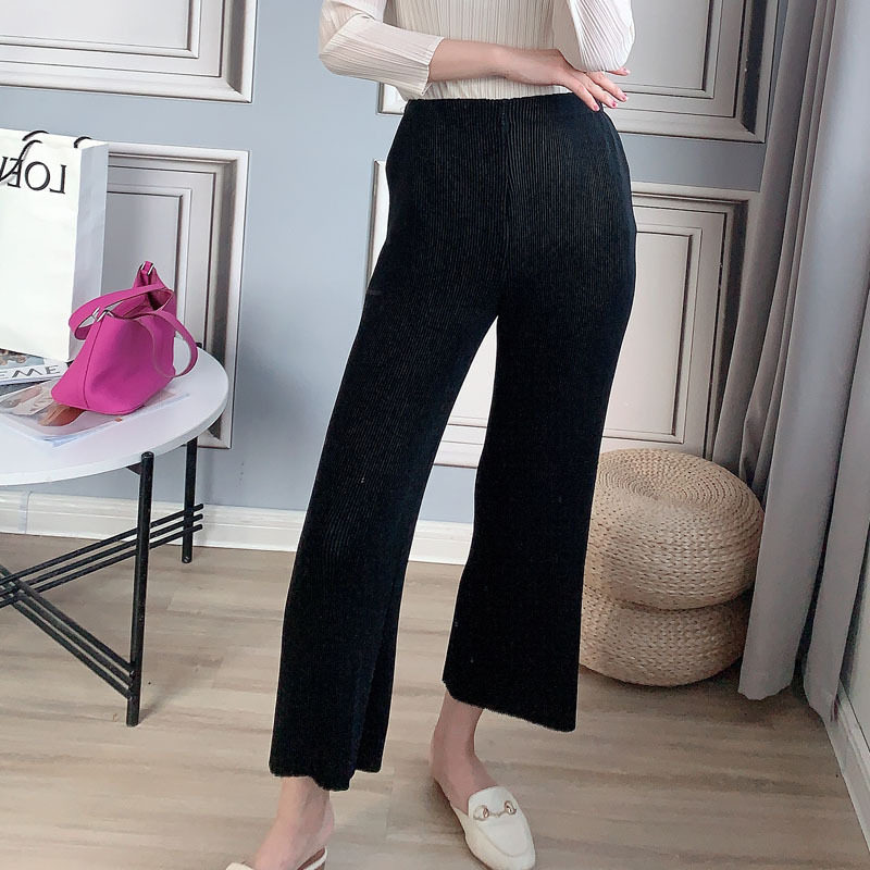 new pattern Miyake fold Lifetime trousers Ninth pants 2020 summer black Versatile Show thin leisure time Straight pantsin the Play mode/Anime/Periphery/cos/Board games ,  Cosplay Apparel/Props/Service ,  Cosplay Women  category - from Buy2taobao.com to provide professional Taobao agent buy service