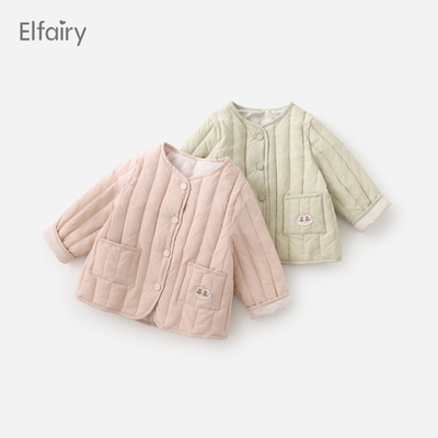 Elfairy女童可爱轻薄型羽绒服