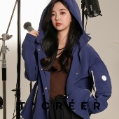 户外机能风时尚 T`CREER｜ 赋蓝归 百搭冲锋衣女