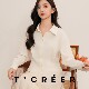 烟波玉 秋季 休闲翻领正肩衬衫 T`CREER｜ 长袖 女