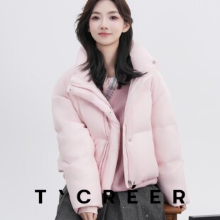 气质立领柔软舒适保暖羽绒服外套女 冬季 T`CREER｜ 云影诗行