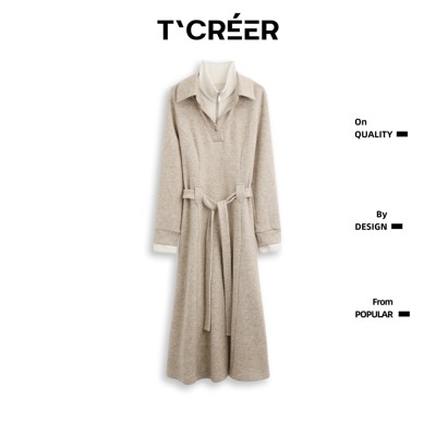 秋冬高端优雅百搭连衣裙