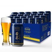 整箱装 达人迈苦荞啤酒 330 24瓶 经典 清爽型小罐畅饮8度