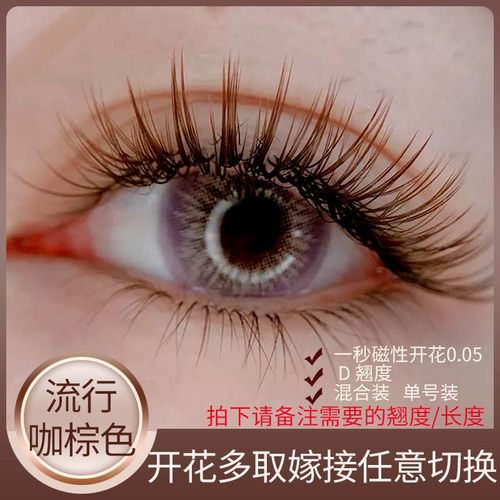 深咖棕色芭比翘一超卷翘假睫毛