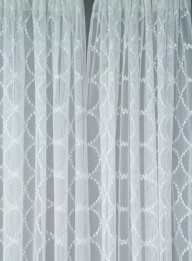 日本 皆川明/mina perhonen 新品铃鼓窗纱蕾丝窗帘