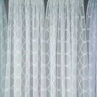 日本 皆川明/mina perhonen 新品铃鼓窗纱蕾丝窗帘