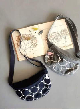 皆川明mina perhonen铃鼓腰包