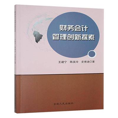 财务会计管理创新探索书王建宁  经济书籍
