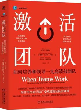 激活团队:如何培养和领导一支团队:how to develop and lead a high-performing team书迈克·布伦特  管理书籍