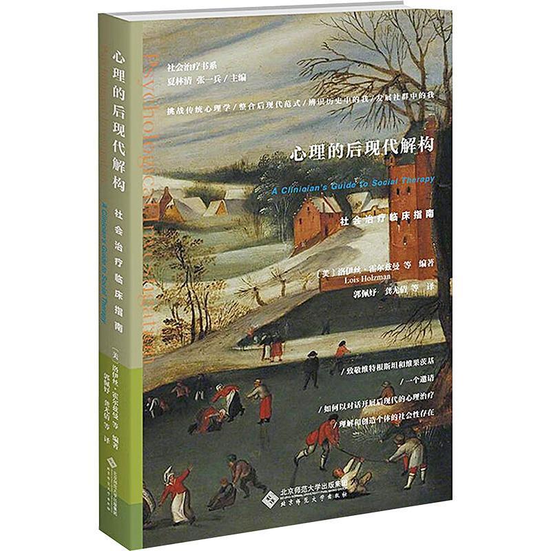 心理的后现代解构:社会临床指南:a clinician's guide to social therapy书洛伊丝·霍尔兹曼等  医药卫生书籍
