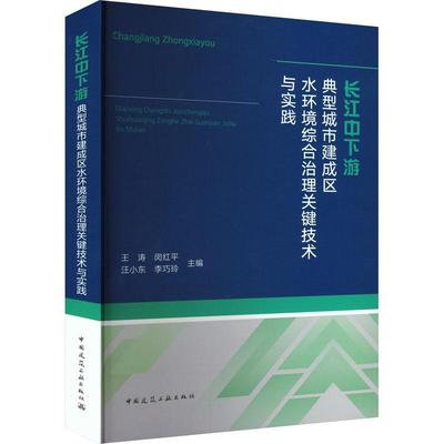 长江中下游典型城市建成区水环境综合治理关键技术与实践书王涛  建筑书籍