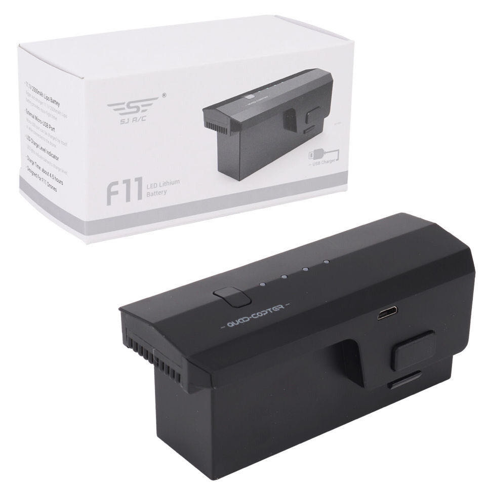 SJRC世季天鸽F11S 4K PRO云台版无人机原装锂电池11.1V2500毫安