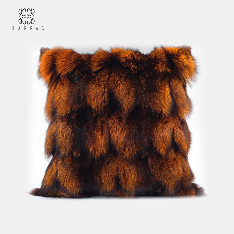 『THEJOY』奢华狸皮草爱抱枕