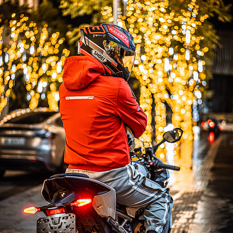摩托车骑行服四季通用男女防水赛车服骑士反光机车服防风拉力服