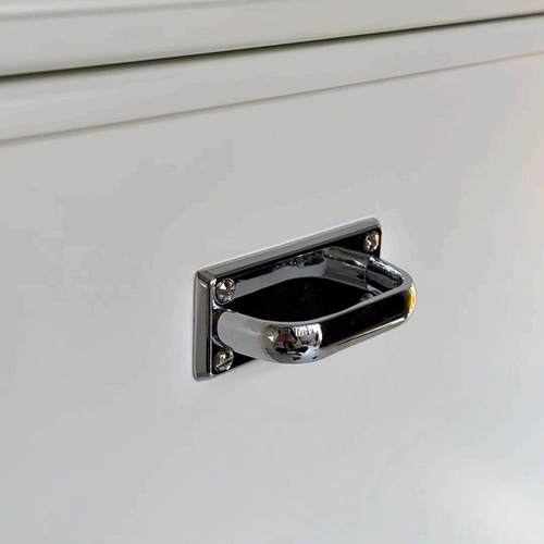 海盛五金 高级感法式实心亮银圆球抽屉衣柜门把手全屋定制拉手