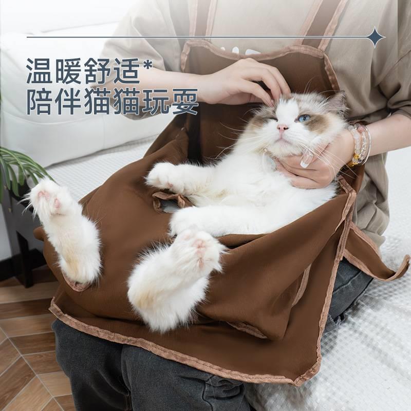 夏季专用撸猫服抱猫防粘毛围裙猫咪衣服防毛围兜外出便携厂家