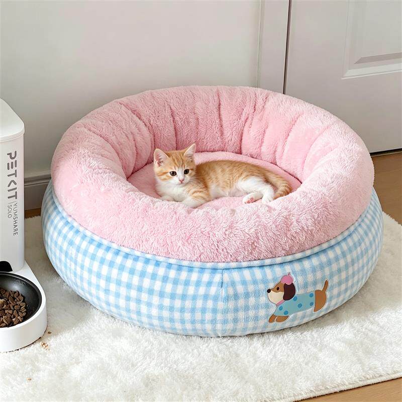 多巴胺猫窝冬加厚保暖圆形猫沙发中小型犬宠物睡垫软垫半包围厂家