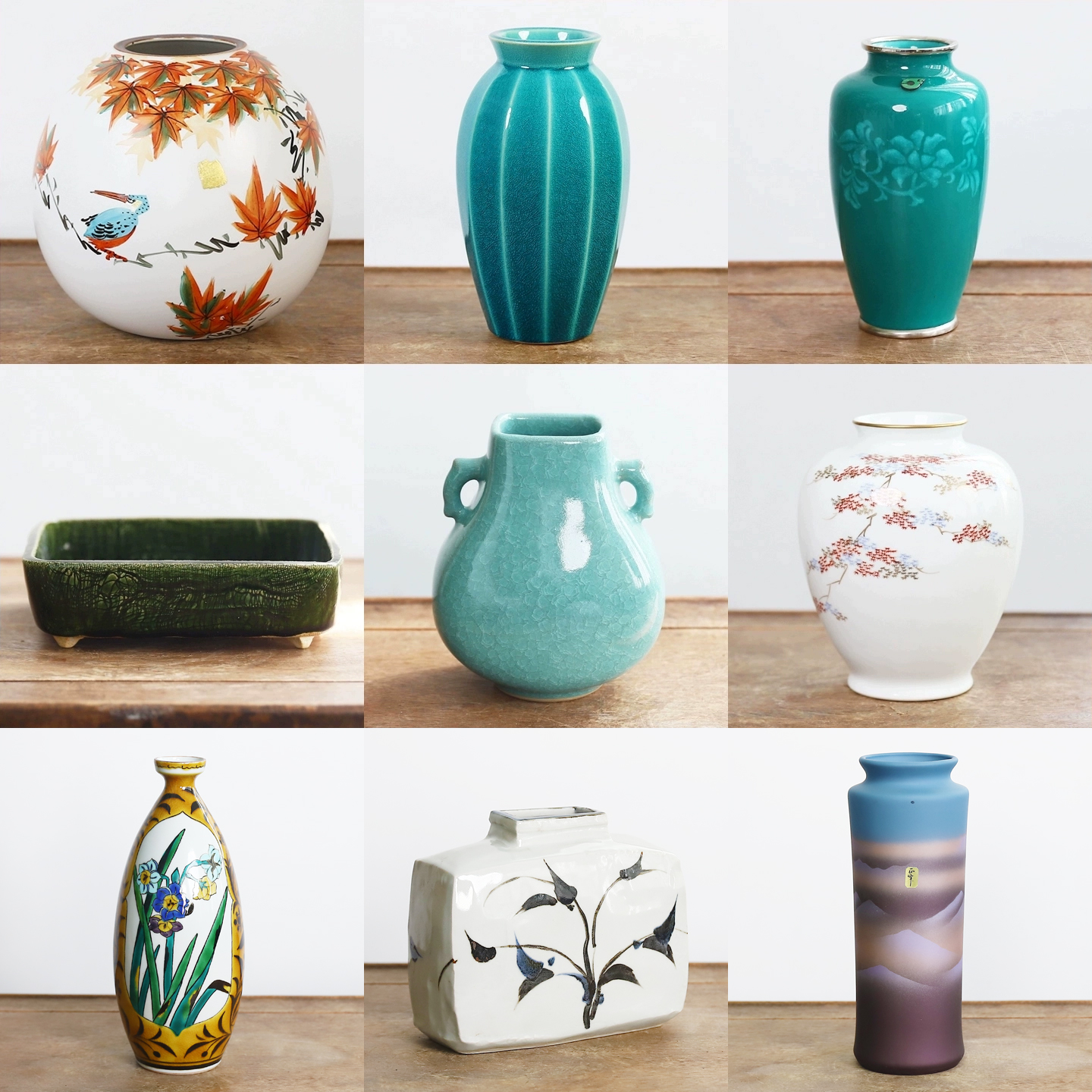 日本回流七宝旧物瓷器艺术收藏