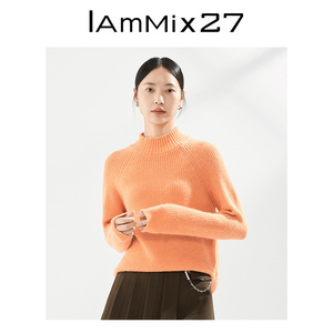 IAmMIX27绵羊毛兔毛混纺毛衣