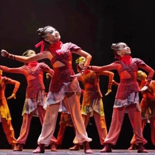 再现花木兰儿童演出服古装士兵铠甲舞蹈服装第十二届小荷风采服装