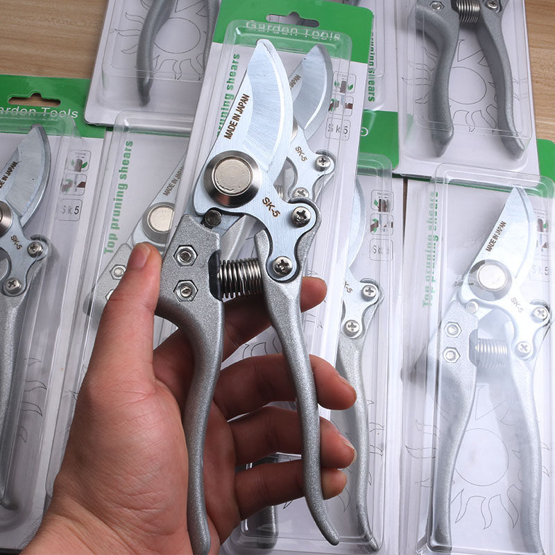 SK5不锈钢果树修枝剪刀强力园艺修剪树枝园林省力回弹修花枝剪,居家日用,园艺刀剪,淘宝优惠券,粉丝福利购,淘宝优惠卷