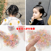 宝宝扎头发一次性小皮筋婴儿小号啾啾发圈儿童小辫子头绳不勒发饰