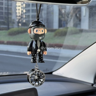 正版FARMER BOB男友汽车挂件后视镜挂饰盲盒公仔车挂新车男友礼物