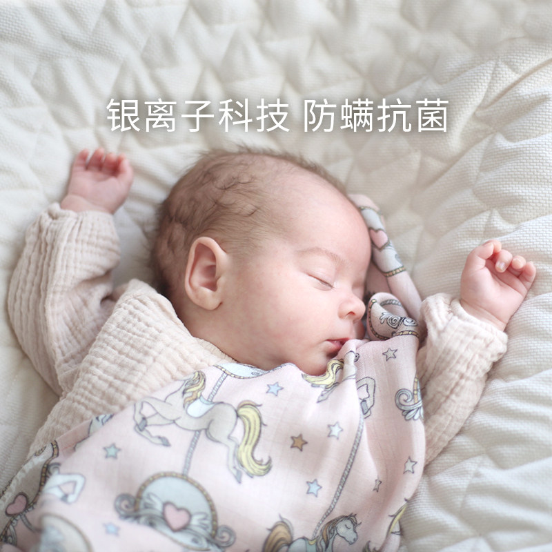 Lamillou Romero Bamboo fiber Silver ion Gauze towel Saliva towel baby baby Antibacterial Kerchiefin the Diapers/Care/Feeding/Push lathe , Sleeping bag/Mat/Pillow/Bedding , Baby hold to be/Blankets  category - from Buy2taobao.com to provide professional Taobao agent buy service