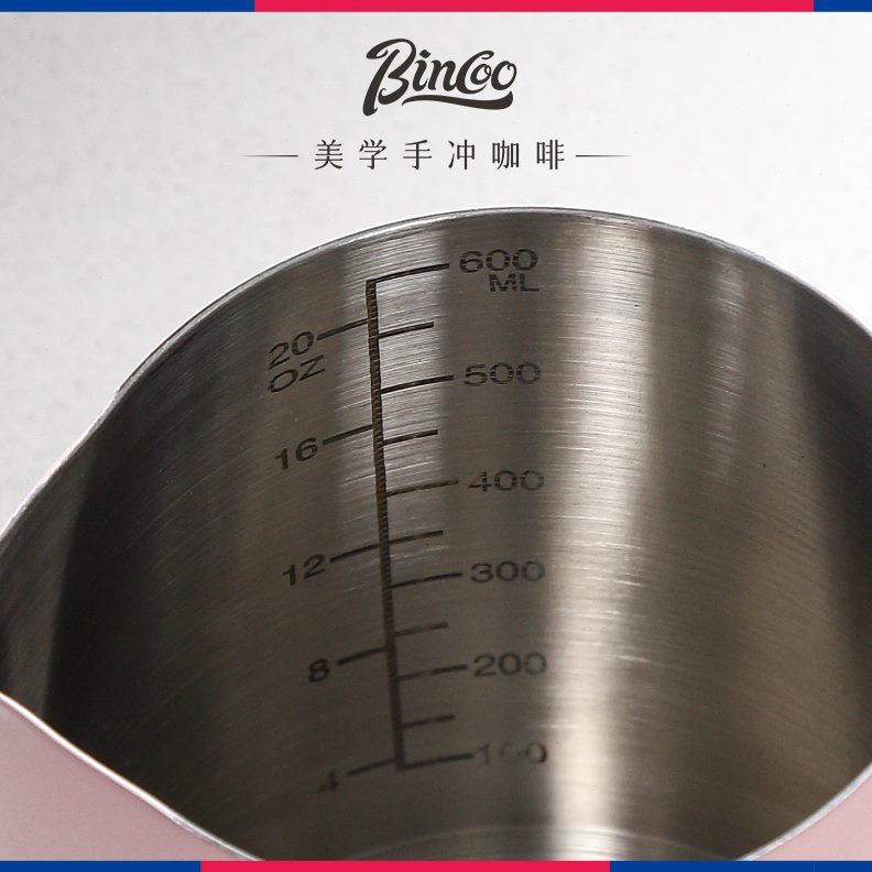 奶嘴泡杯Bc4缸o奶o不锈钢30器打加厚圆缸具专业拉花咖啡拉花杯in