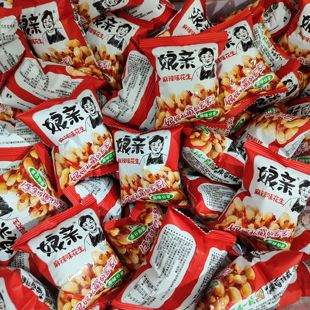 娘亲麻辣花生小包装袋装五香味花生米下酒菜休闲零食河南特产炒货
