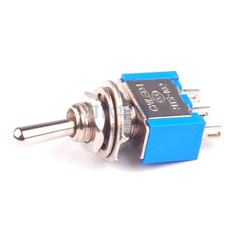 钮子开关 102单联 202双联 扭子开关 拨动开关 6A 125V/3A 250V