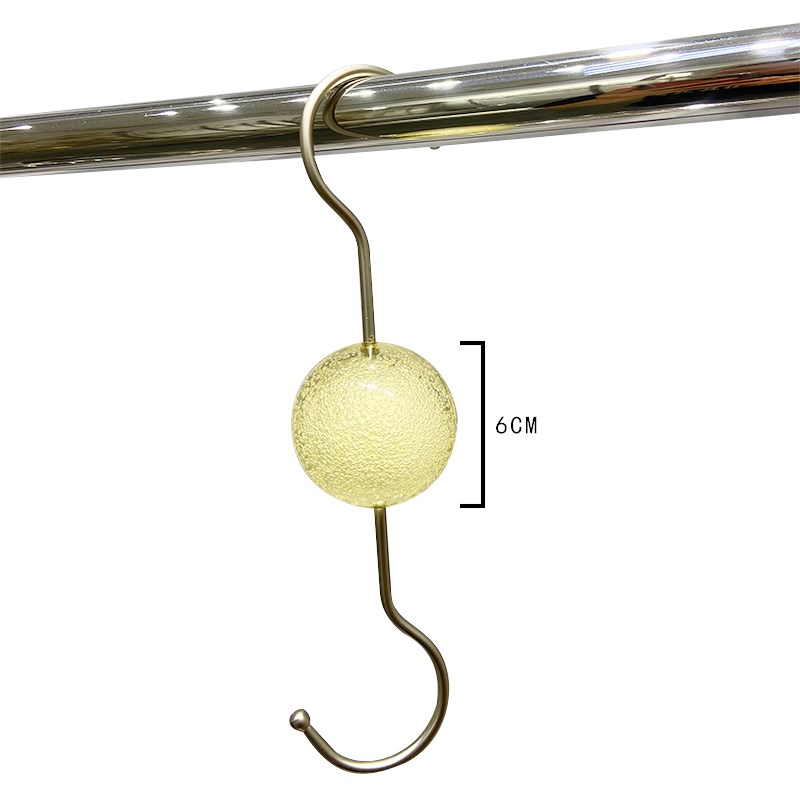 服装店S型挂钩陈列多功能S钩不锈钢加长钩子买手店压克力圈圈吊钩