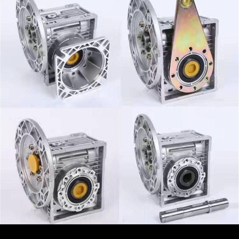 NMRV63减速机涡轮蜗杆步进伺服电机专用齿轮箱微变速机电动B5-B14