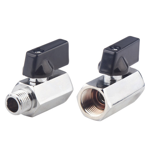 双内外丝扣迷你小球阀水气阀门1/4手柄微型开关1 2 3 4分手动排气