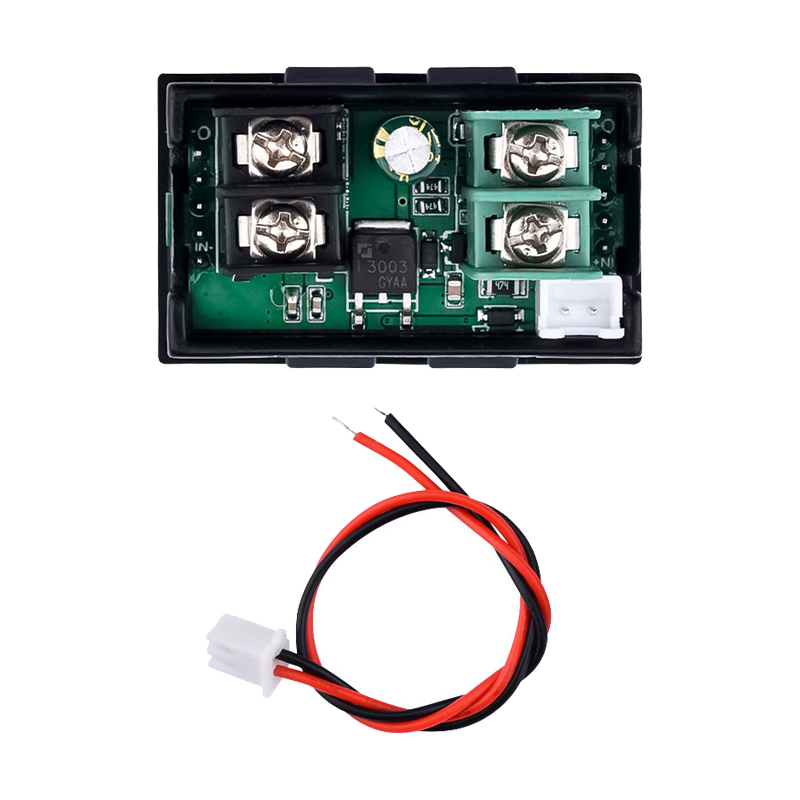 LCD彩屏多功能测量仪表9合一电压/电流/功率/百分电量DC6~30V20A