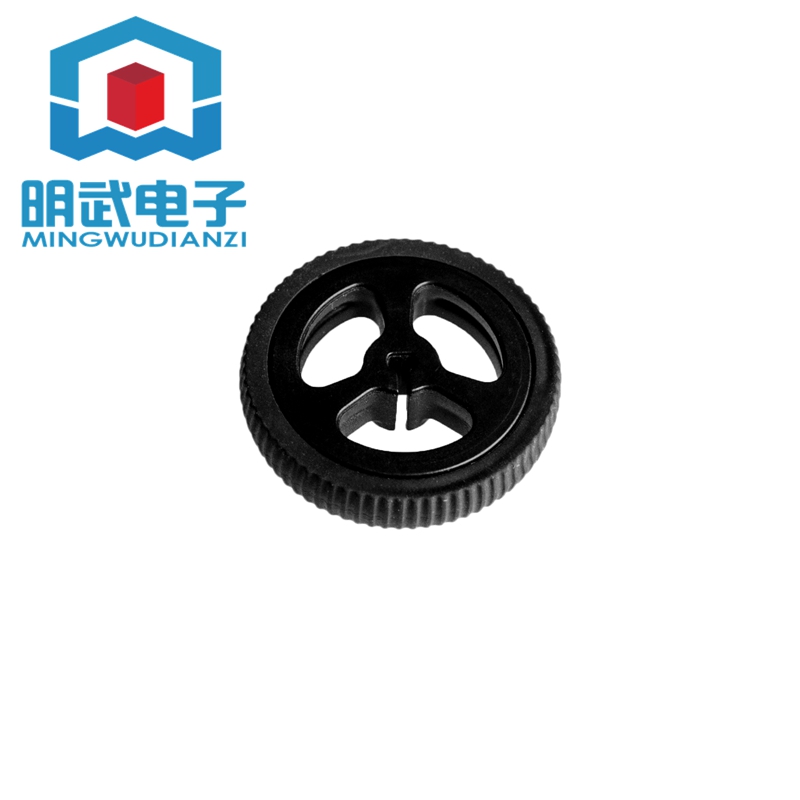 ZJ327 3PI miniQ小车N20电机橡胶轮 直径34mm 码盘34*7