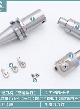 精镗刀片座精镗刀刀垫6微调镗头5镗刀头BIG通用EWN刀夹ENH1 2 3 4