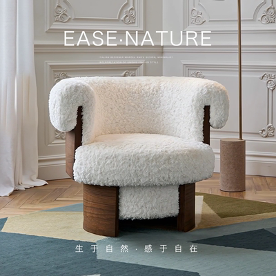 已夏单人椅客厅单人位沙发阳台单人椅子设计师椅高级感休闲椅