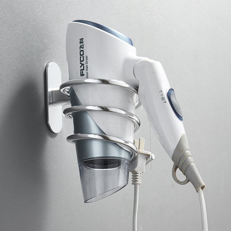 免打孔风筒架锦勒太空铝电吹风