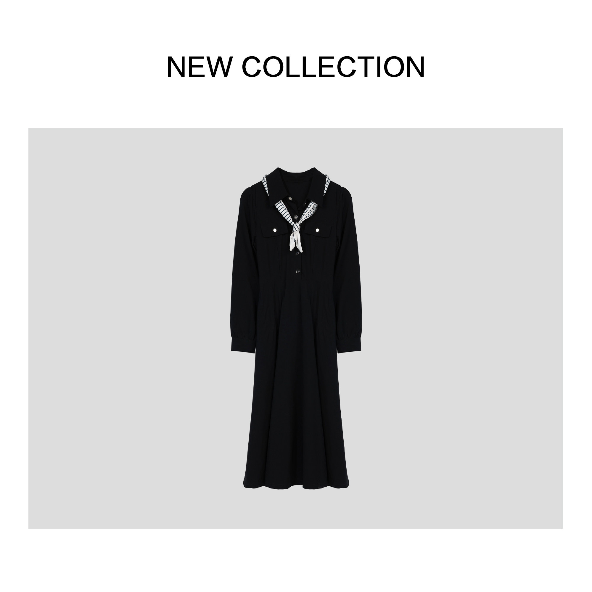 【一一专享】常规秋装单排多扣连衣裙 L1518022B,女装/女士精品,连衣裙,淘宝优惠券,粉丝福利购,淘宝优惠卷